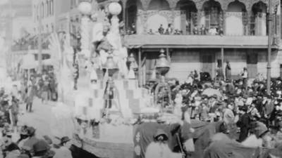 Rare footage of 1898 Rex parade, oldest surviving Mardi Gras video, uncovered