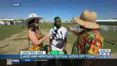 Alfred Banks prepares to take the Congo Square stage with glblwrmng