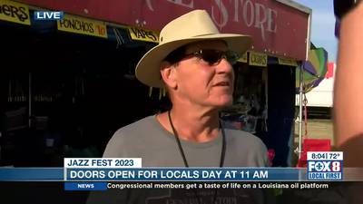 Locals Thursday at Jazz Fest
