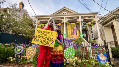 ‘Queen of Bounce’ house float attracts twerking visitors, scores visit from Big Freedia