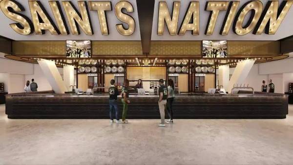 Superdome renovations half-finished ahead of upcoming Saints season