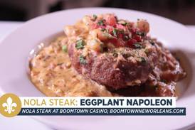 Mood for seafood: Eggplant Napoleon recipe from NOLA Steak
